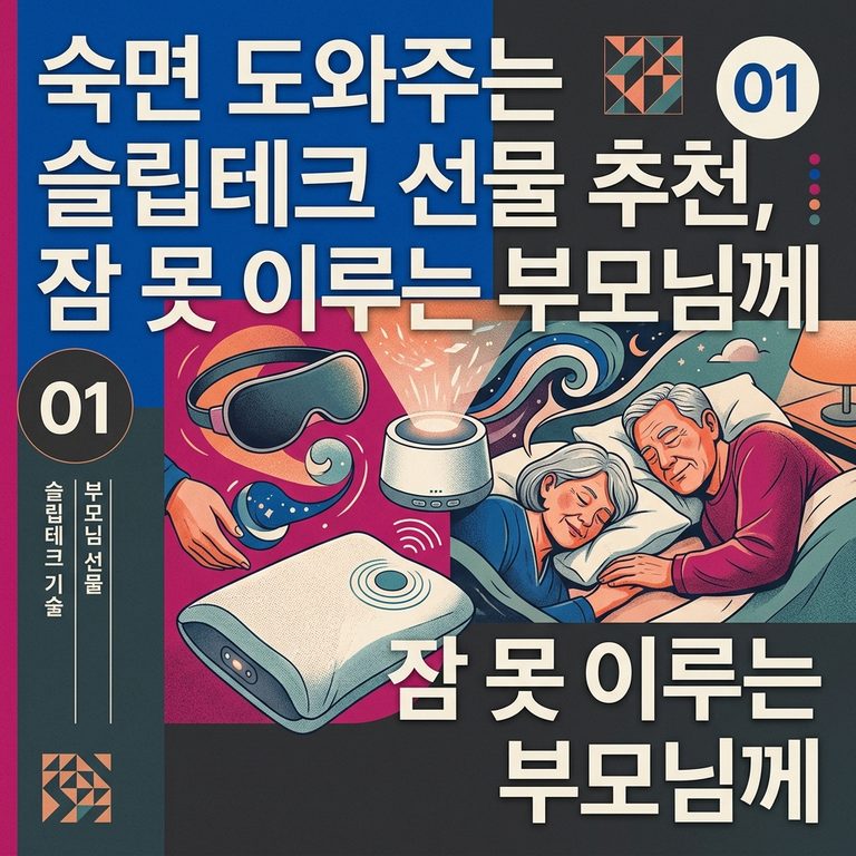 숙면 도와주는 슬립테크 선물 추천, 잠 못 이루는 부모님께