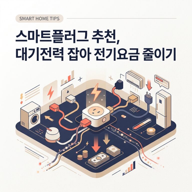  스마트플러그 추천, 대기전력 잡아 전기요금 줄이기