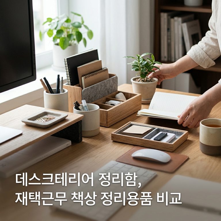 데스크테리어 정리함, 재택근무 책상 정리용품 비교