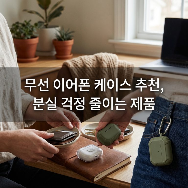 무선 이어폰 케이스 추천, 분실 걱정 줄이는 제품