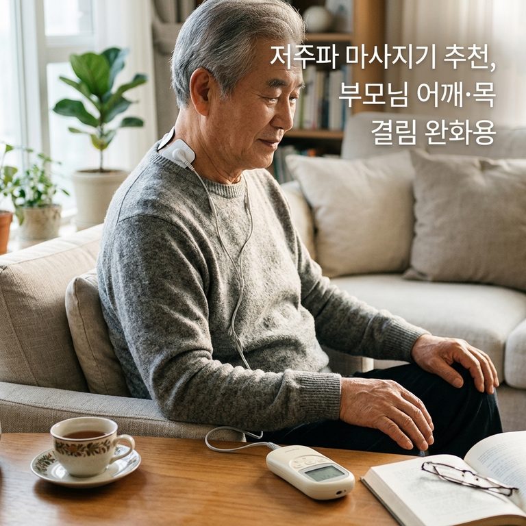 저주파 마사지기 추천, 부모님 어깨·목 결림 완화용