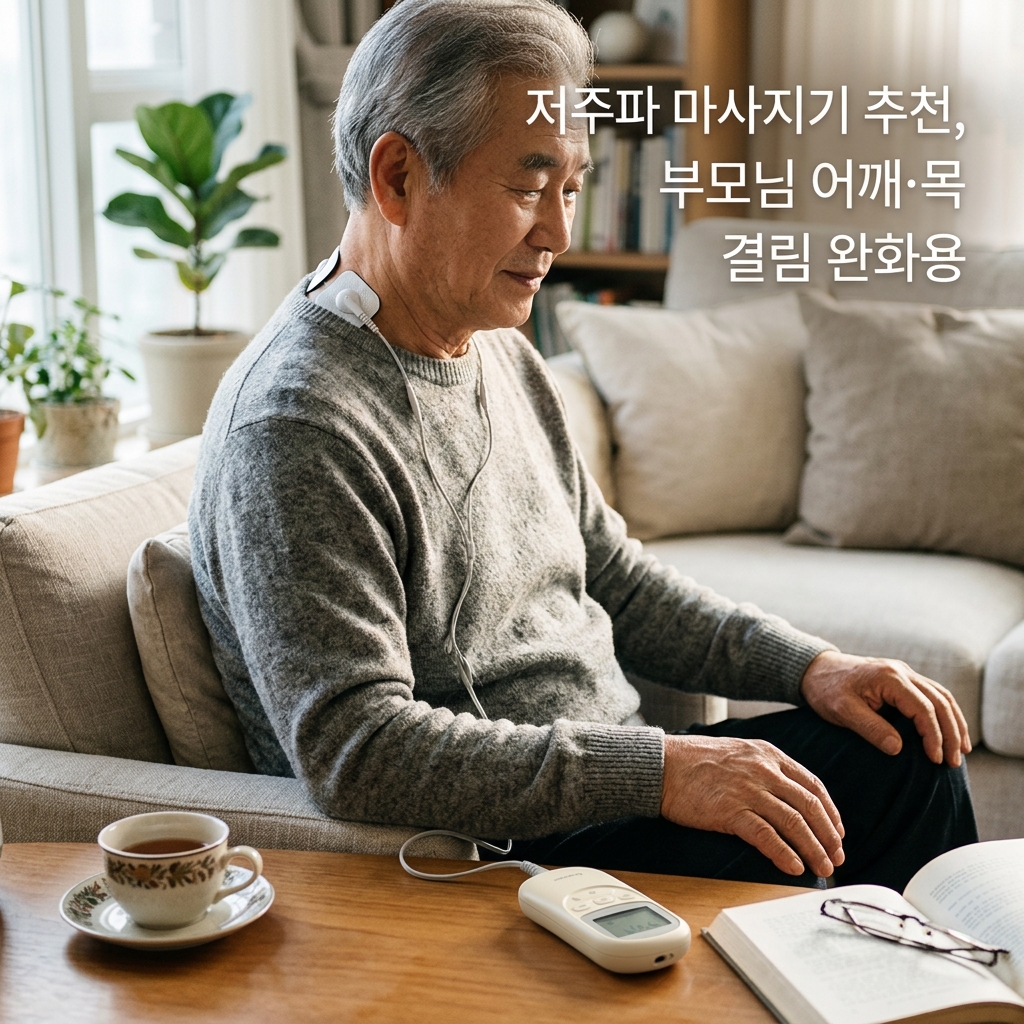 저주파 마사지기 추천, 부모님 어깨·목 결림 완화용 제품 이미지