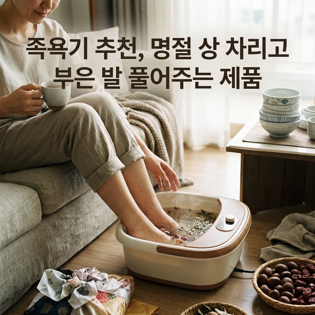 족욕기 추천, 명절 상 차리고 부은 발 풀어주는 제품 제품 이미지