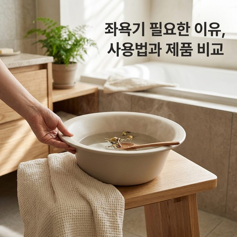 좌욕기 필요한 이유, 사용법과 제품 비교