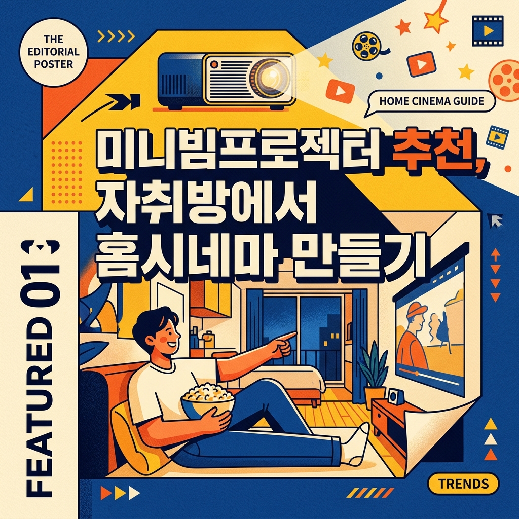 미니빔프로젝터 추천, 자취방에서 홈시네마 만들기 제품 이미지